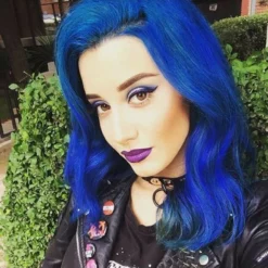 Amplified Manic Panic Semi Permanent Hair Colour EU Formula - Rockabilly Blue Hair Dye