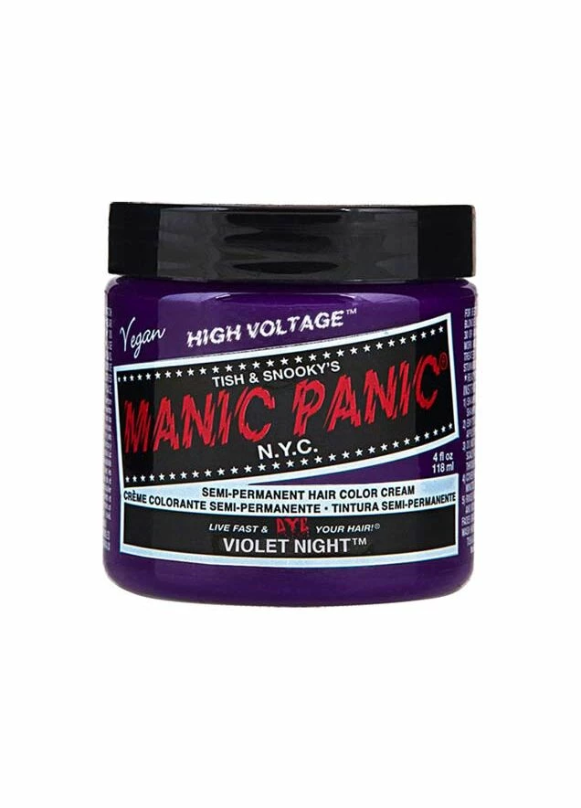 Manic Panic Classic Cream Hair Colour - Violet Night | Vibrant Vegan & Cruelty-Free Hair Dye 4 Hair Dye Manic Panic Classic Cream Hair Colour - Violet Night