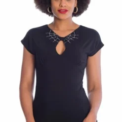 Banned Apparel Banned Release The Spiders Top Ladies