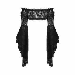 New Arrivals Dark In Love Marcella Floral Lace Bolero