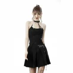 New Arrivals Dark In Love Anthea Halter Top