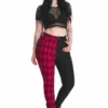 Banned Apparel Banned Kaori Trousers - Red | Ladies' New Arrival Trousers 1 Banned Apparel Banned Kaori Trousers - Red