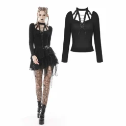 Dark In Love Lottie Long Sleeve Top Ladies