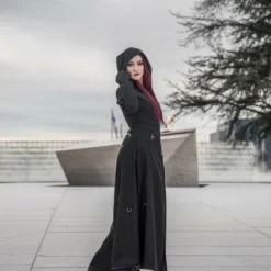 Necessary Evil Purple Lined Selene Coat