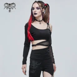 Ladies Devil Fashion Catalina Asymmetric Top