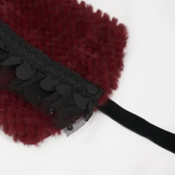 Accessories Devil Fashion Alvar Scarf Black & Burgundy