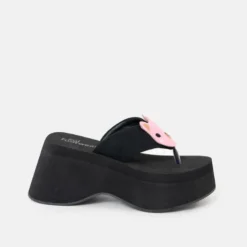Koi Footwear New Arrivals Koi No Cuddles Bear Flatform Thong Sandles