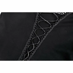 Ladies Dark In Love Carina Fishnet Top