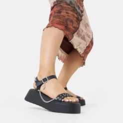 Koi Footwear Koi Alchemy Potion Grunge Flatform Sandals