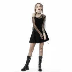 New Arrivals Dark In Love Amabella Net Top