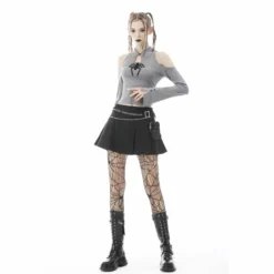 Dark In Love Joelle Pleated Mini Skirt Ladies
