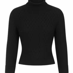 Ladies Collectif Rai Knitted Roll Neck Jumper