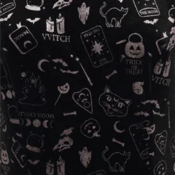 Ladies Collectif Peta Spooky Velvet Swing Dress