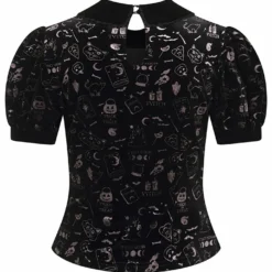 Collectif Peta Spooky Velvet Top