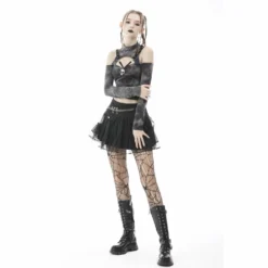 Ladies Dark In Love Rebel Hell Top