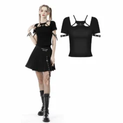 Dark In Love Koren Eyelet Top Ladies
