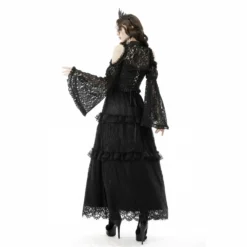 Ladies Dark In Love Esmeralda Lace Cape