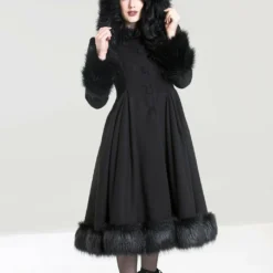 Hell Bunny Plus Size Elvira Coat Ladies