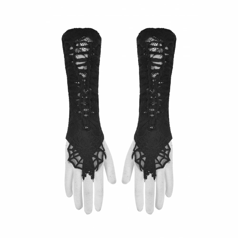 Dark In Love Arachne Gloves - Stylish & Elegant Accessories for Women | Dark In Love Brand 4 Dark In Love Arachne Gloves