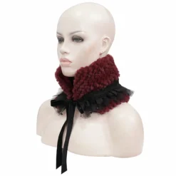 Accessories Devil Fashion Alvar Scarf Black & Burgundy