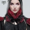 Accessories Devil Fashion Alvar Scarf Black & Burgundy
