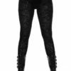 Ladies Killstar Althea's Evil Velvet Leggings
