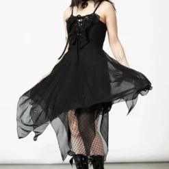 Ladies Killstar Anshee Lace Up Dress