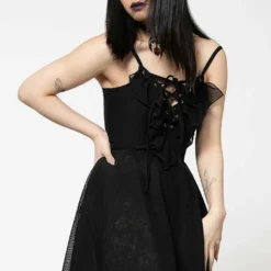 Ladies Killstar Anshee Lace Up Dress