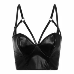 ANTIBrand Black Vinyl Bralet