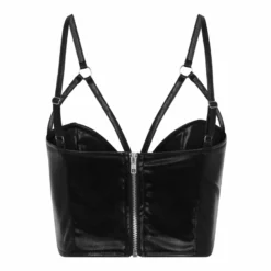 ANTIBrand Black Vinyl Bralet