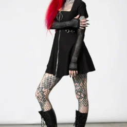 Killstar Anti Everything Zip Dress Ladies