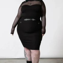 Ladies Killstar Arch Enemies Fishnet Top