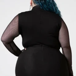 Ladies Killstar Arch Enemies Fishnet Top