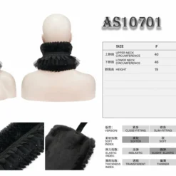 Devil Fashion Alvar Scarf Black