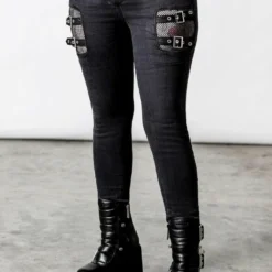 Killstar Azazel Washed Jeans Ladies