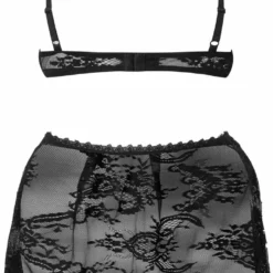 Plus Sizes Killstar Afterlife Lace Nightdress Black