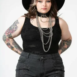 Killstar Alchemille Denim Shorts