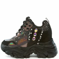 Anthony Wang Watermelon-02 Hidden Heel Sneakers - Pewter