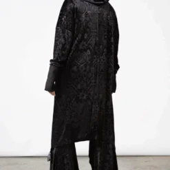 Ladies Killstar Be Gone Velvet Cardigan