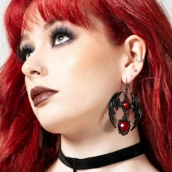 Killstar Beauty In The Dark Earrings Accessories