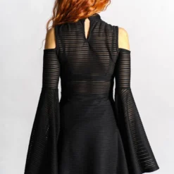 Killstar Between The Lines Skater Dress