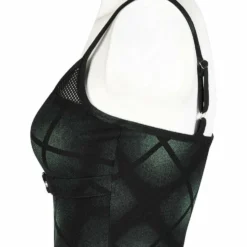 Punk Rave Beating Heart Crop Top - Green New Arrivals