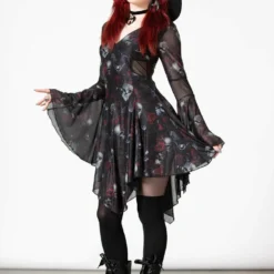 Killstar Bellflora Mesh Dress New Arrivals
