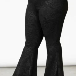 New Arrivals Killstar Black Lily Bell Bottoms