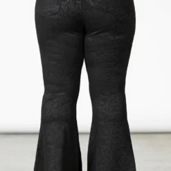 New Arrivals Killstar Black Lily Bell Bottoms