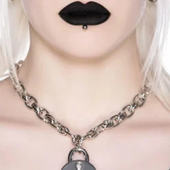 Killstar Celestia Chain Choker Silver Accessories