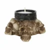 Gothic Gifts 3 Skull Tealight Holder