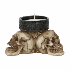 Gothic Gifts 3 Skull Tealight Holder