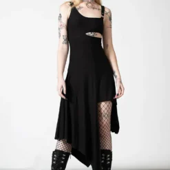 Killstar Corvia Asymmetric Dress