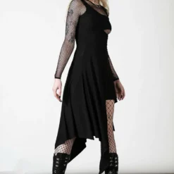 Killstar Corvia Asymmetric Dress